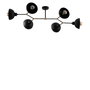 Opviq Lámpara de araña Dram - 1106 Negro